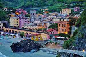 View of Monterosso al Mare, Italy a perfect location for an Answering Service