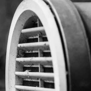 An air ventilation pipe reminds what to look for in your HVAC Answering Service