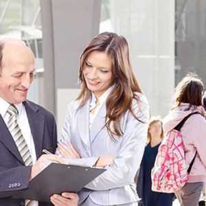 A woman asks for help to Centratel Telephone Answering Service customer service via phone