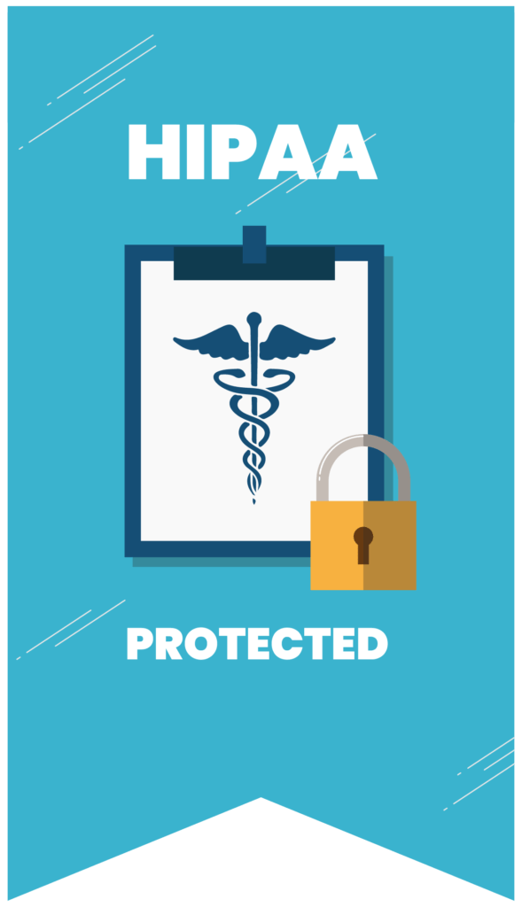 An illustrated banner showing the importance of HIPAA protection for Centratel