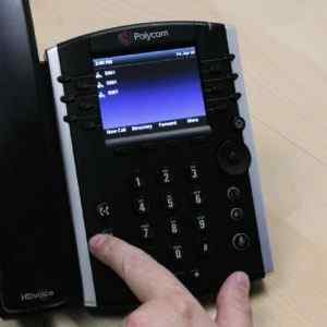 A phone used to receive incoming calls via the toll-free numbers provided by Centratel