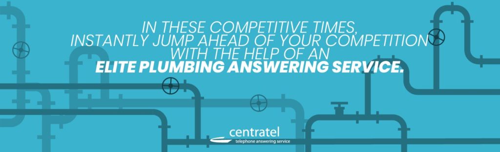 A Centratel infographic about the elite plumbing answering service provided