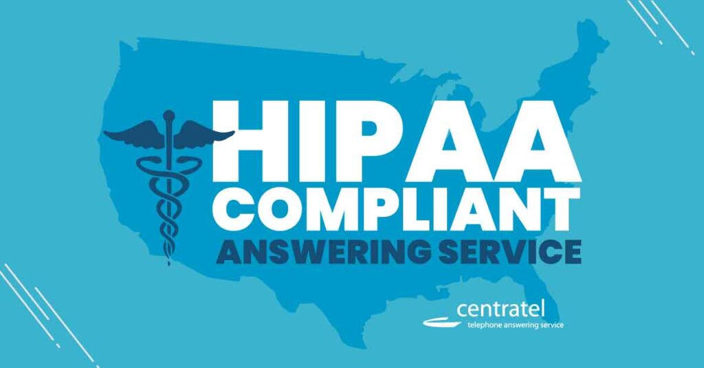 An illustration about Centratel the HIPAA compliant answering service